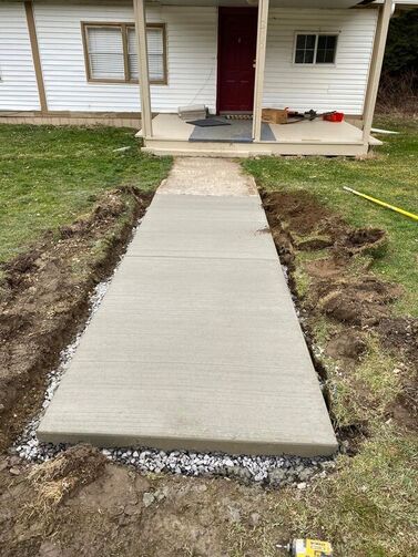 concrete sidewalk installer hendersonville